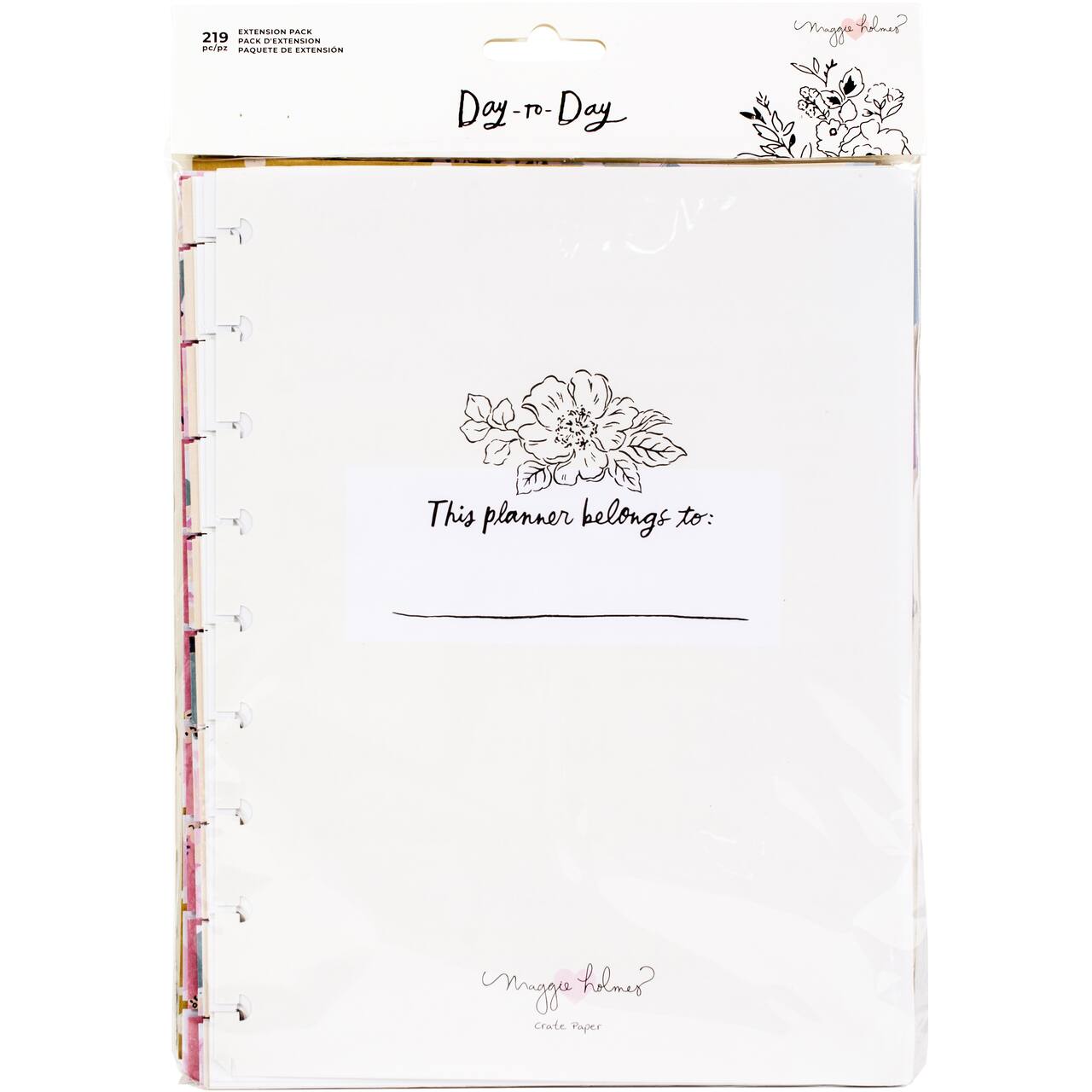 American Crafts™ Maggie Holmes Day-To-Day Disc Planner 6 Month Extension Pack